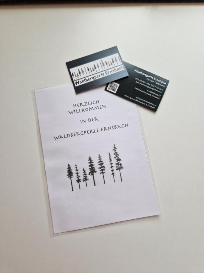 Waldbergperle Ernsbach 호텔 Forchtenberg 외부 사진